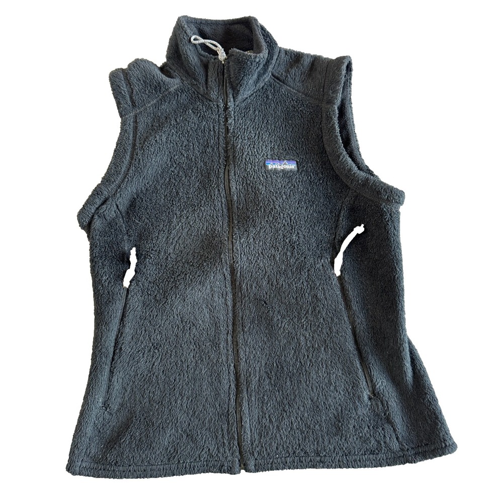 Women's Patagonia R2 Regulator Vest Fleece Polartec‎ Black Size MEDIUM